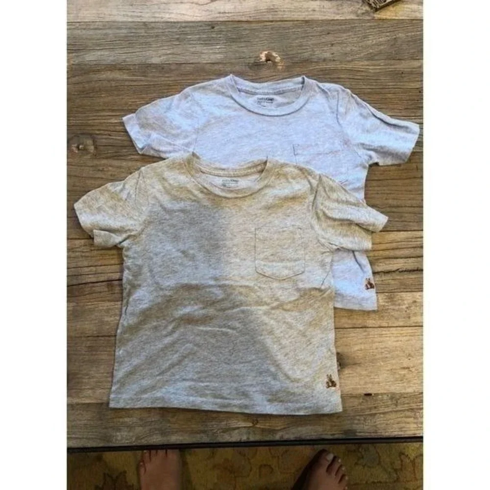 Gap‎ Grey & Light Blue Shirt Set 2T